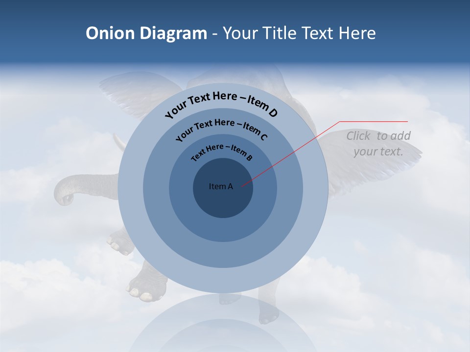 Aspiration Cloud Sky PowerPoint Template