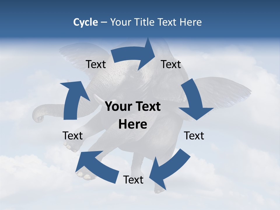 Aspiration Cloud Sky PowerPoint Template