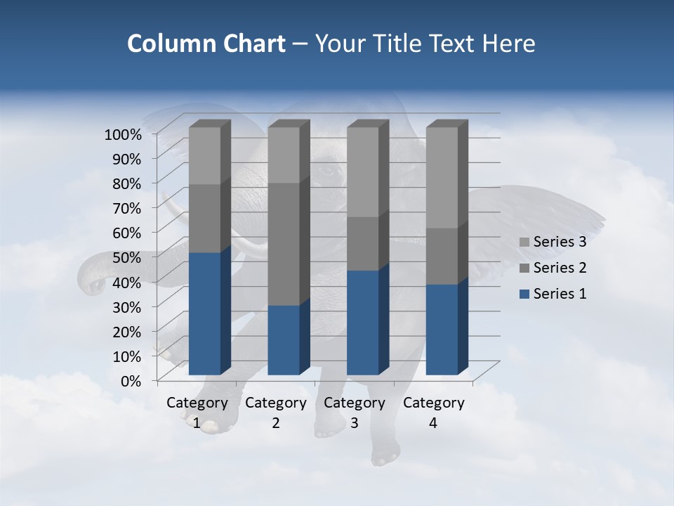 Aspiration Cloud Sky PowerPoint Template