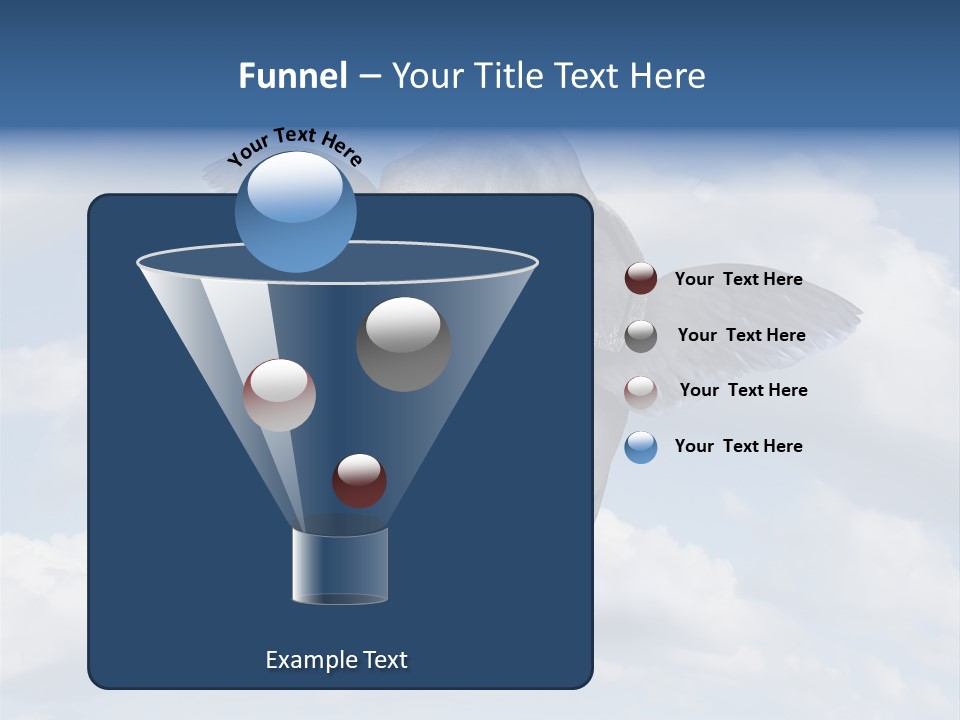 Aspiration Cloud Sky PowerPoint Template