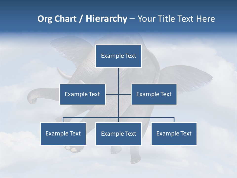 Aspiration Cloud Sky PowerPoint Template