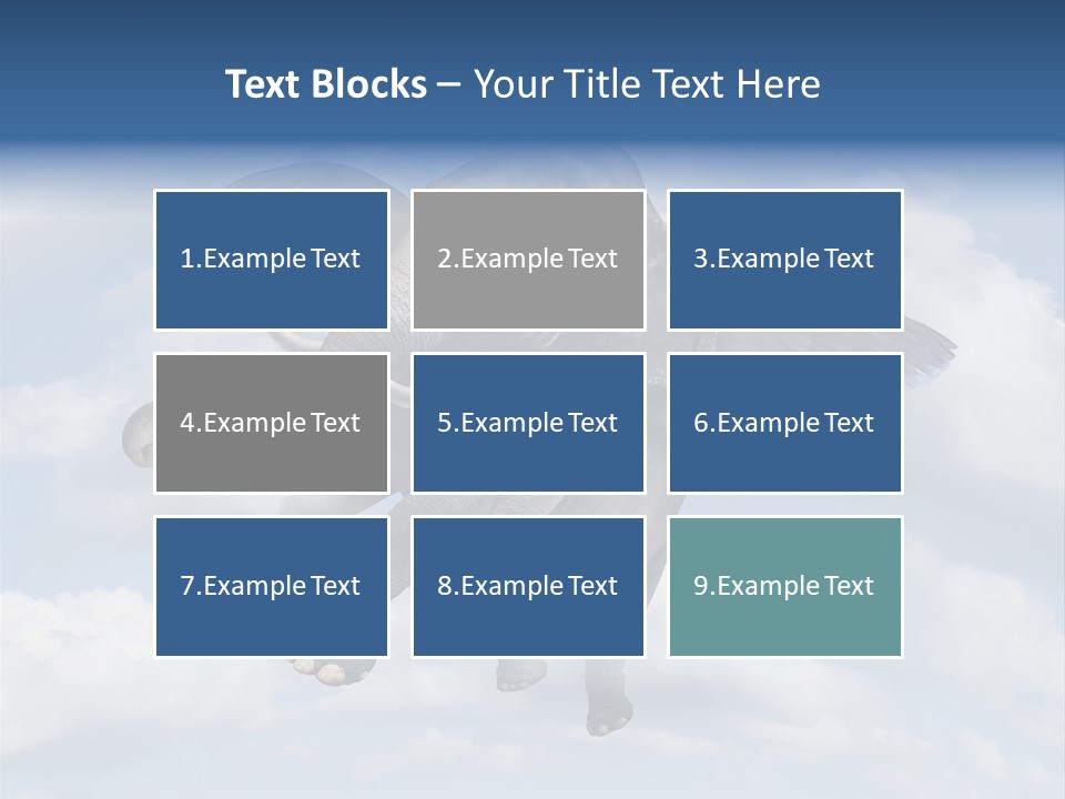 Aspiration Cloud Sky PowerPoint Template