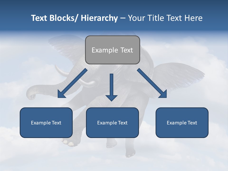 Aspiration Cloud Sky PowerPoint Template