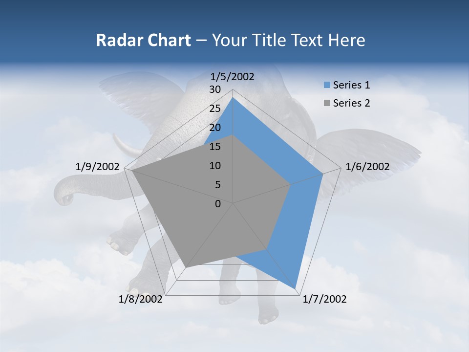 Aspiration Cloud Sky PowerPoint Template
