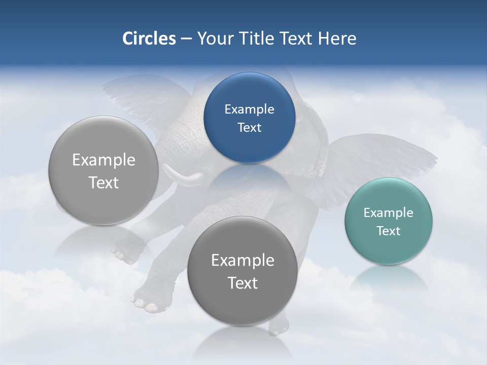 Aspiration Cloud Sky PowerPoint Template