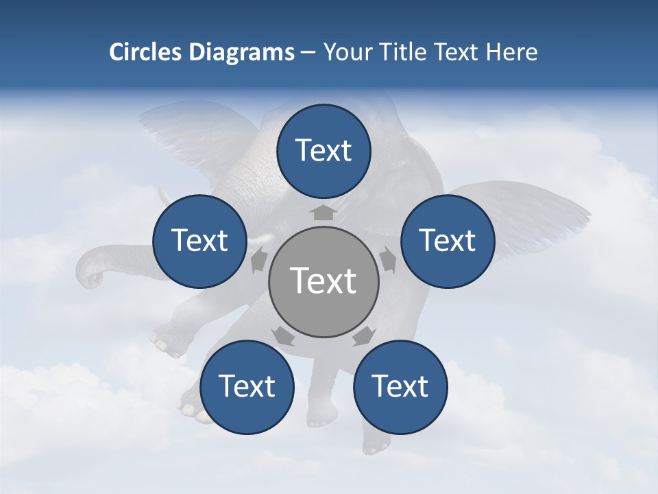 Aspiration Cloud Sky PowerPoint Template