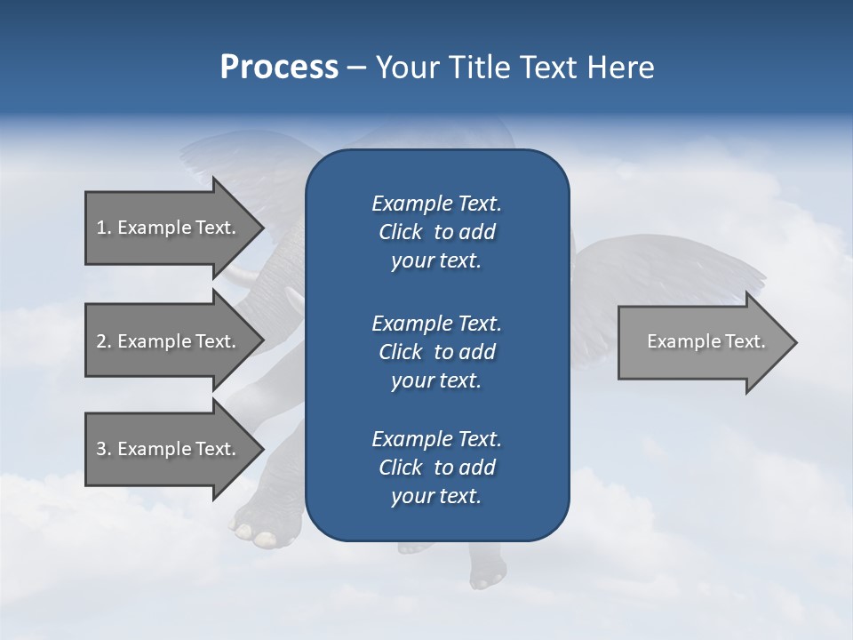 Aspiration Cloud Sky PowerPoint Template