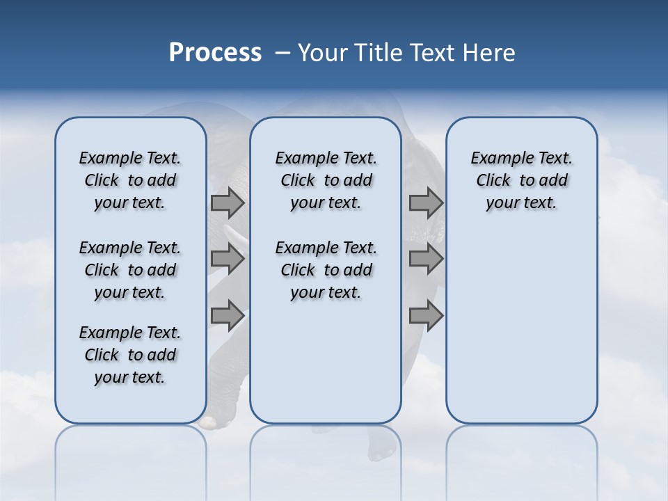 Aspiration Cloud Sky PowerPoint Template