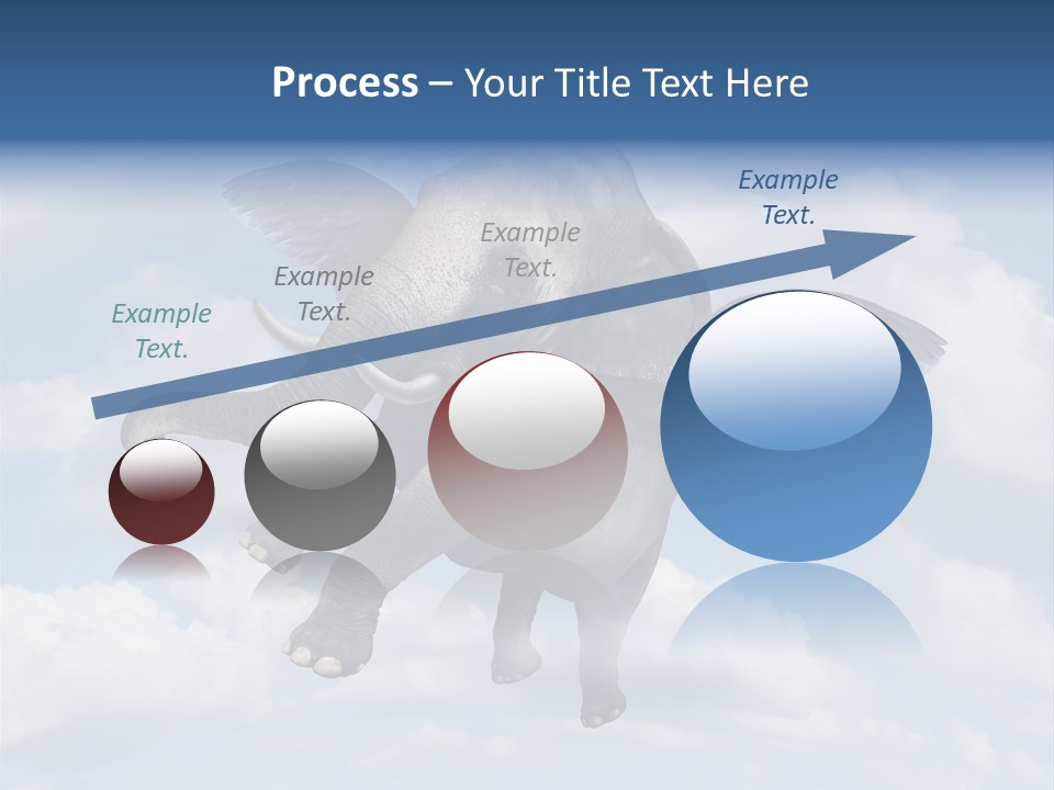 Aspiration Cloud Sky PowerPoint Template