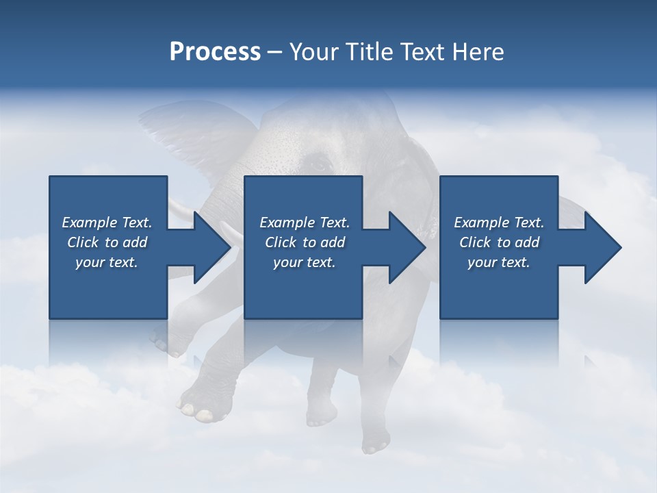 Aspiration Cloud Sky PowerPoint Template