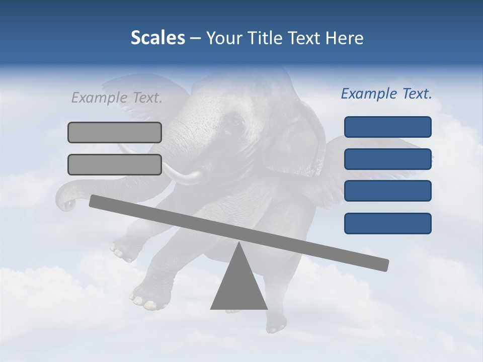 Aspiration Cloud Sky PowerPoint Template