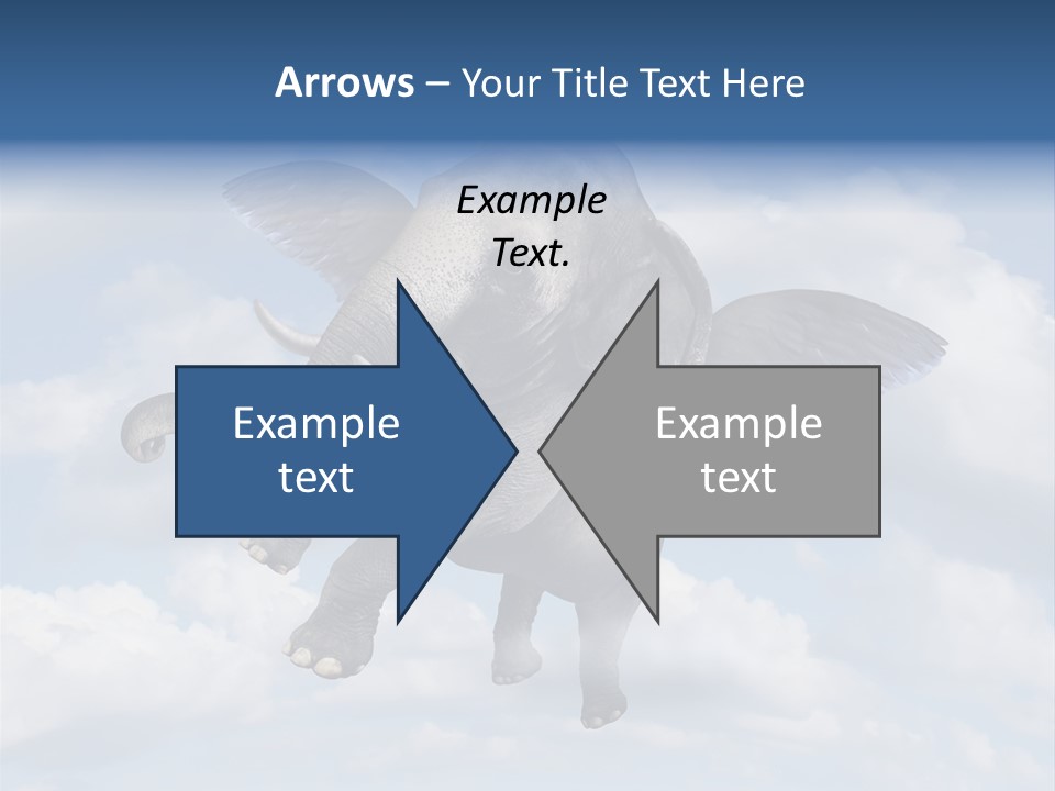 Aspiration Cloud Sky PowerPoint Template