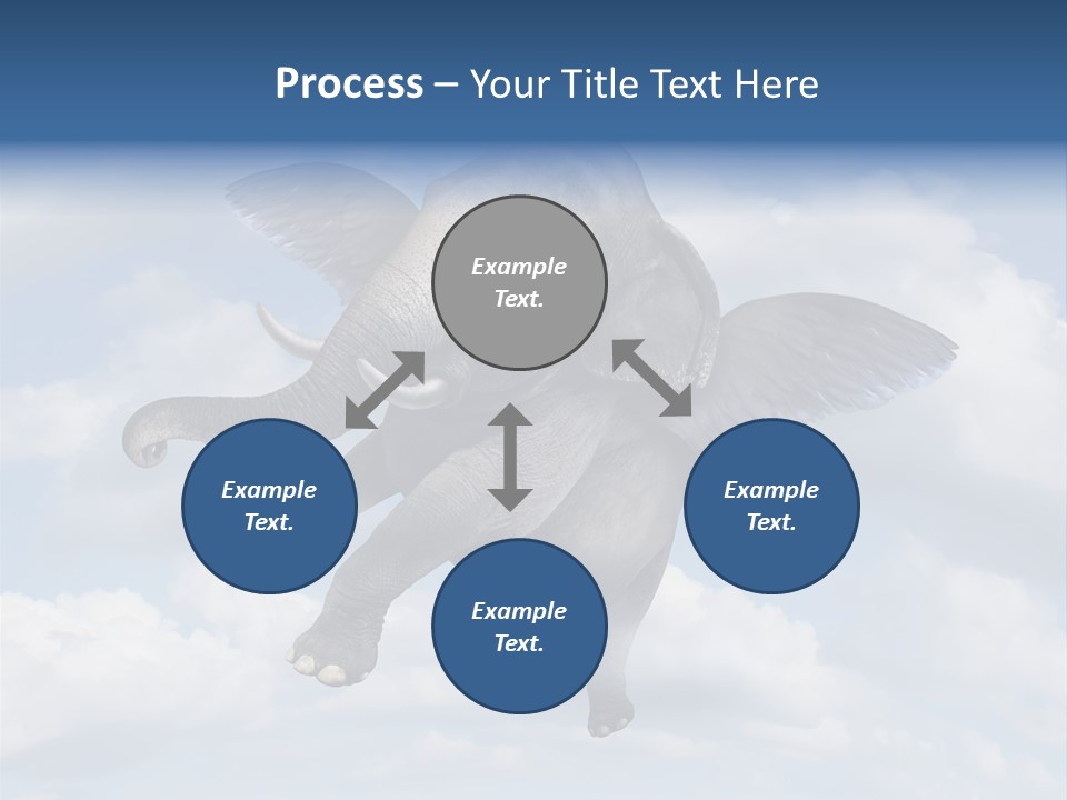 Aspiration Cloud Sky PowerPoint Template