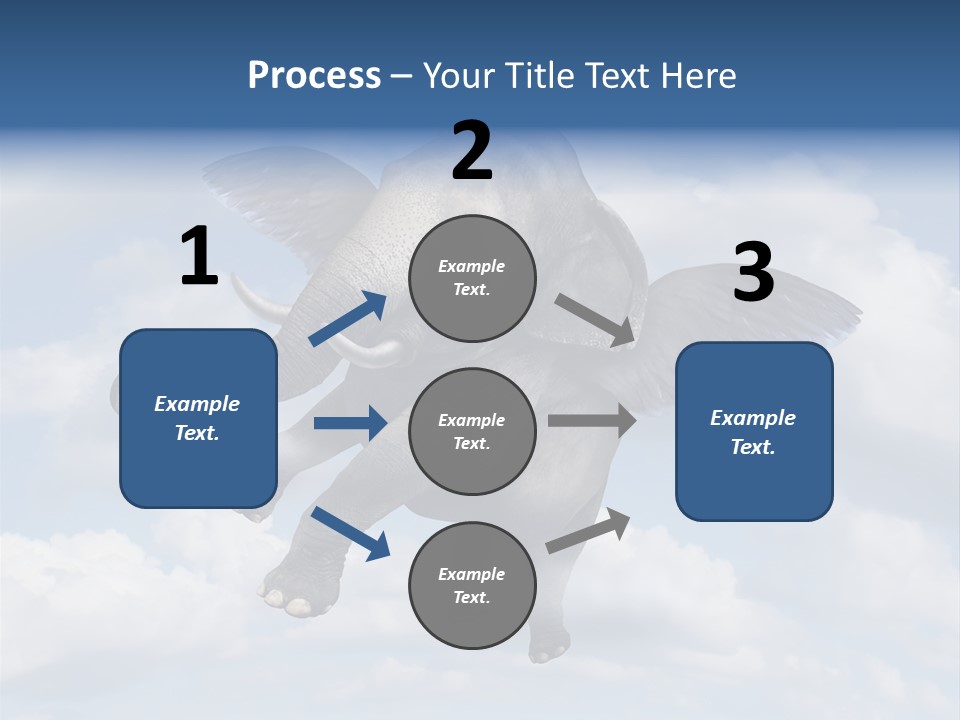 Aspiration Cloud Sky PowerPoint Template