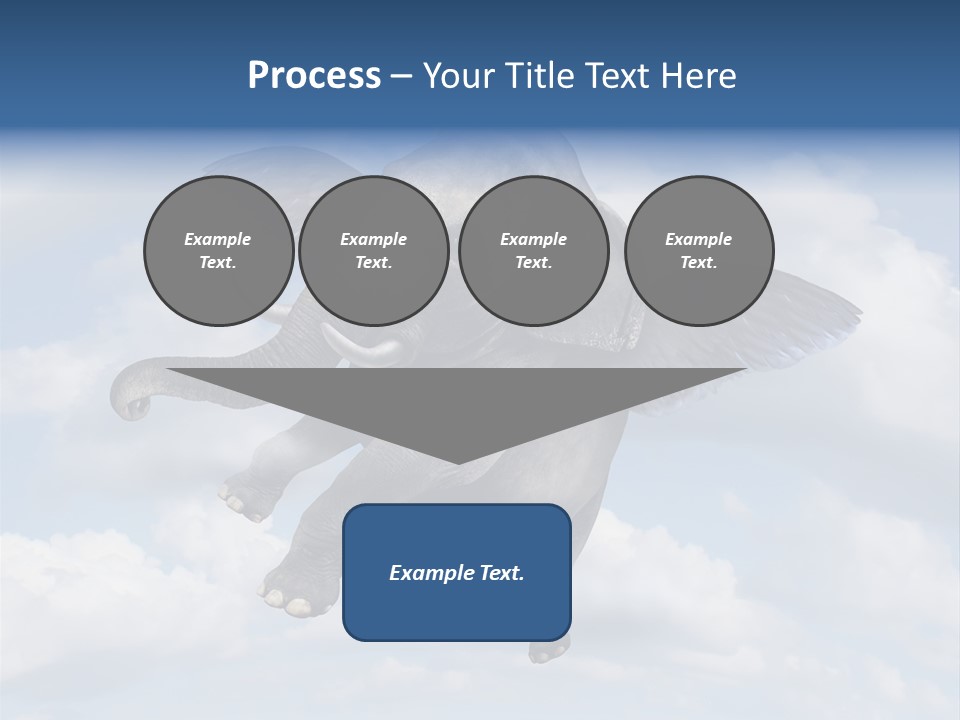 Aspiration Cloud Sky PowerPoint Template