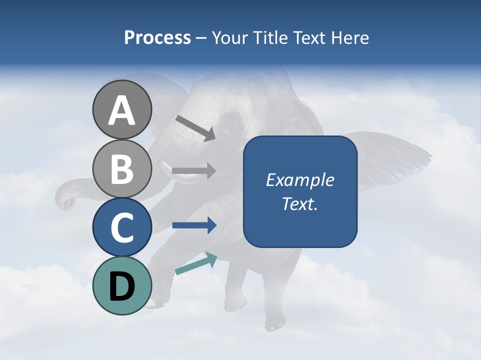 Aspiration Cloud Sky PowerPoint Template