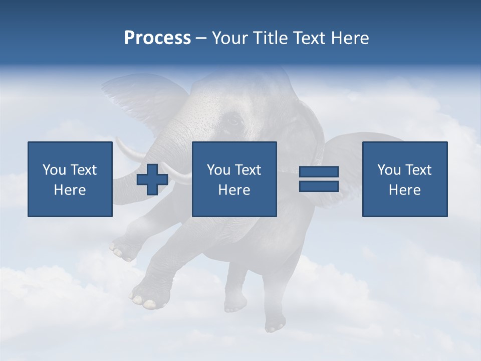 Aspiration Cloud Sky PowerPoint Template