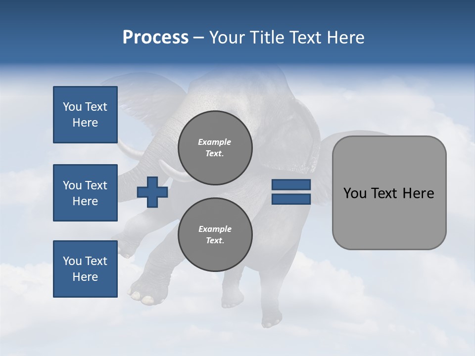 Aspiration Cloud Sky PowerPoint Template