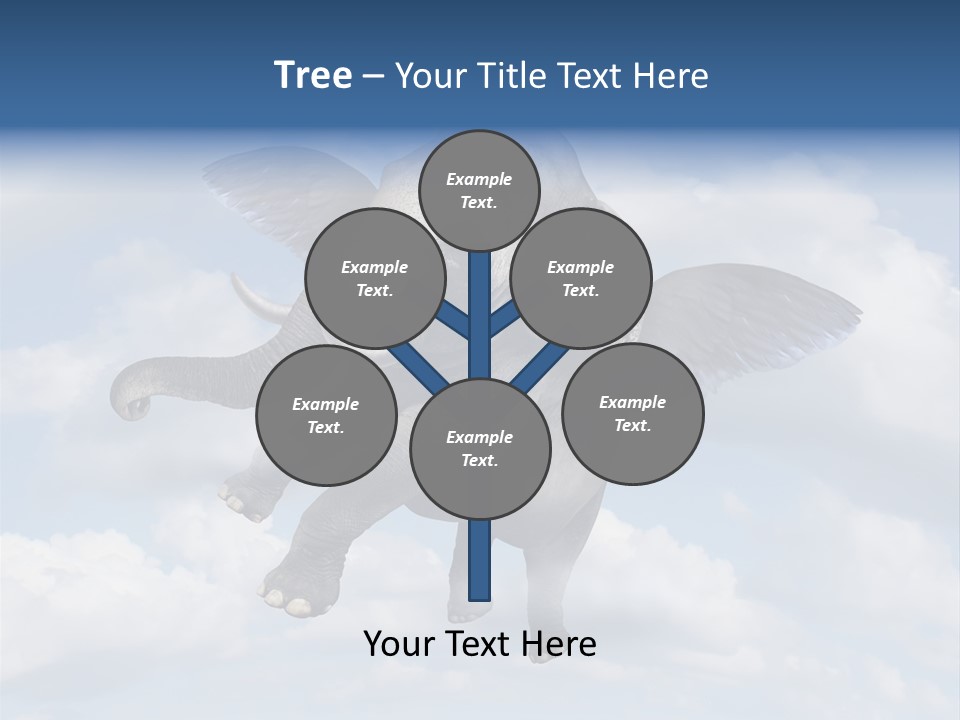 Aspiration Cloud Sky PowerPoint Template