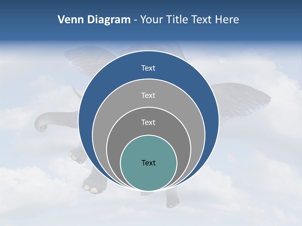 Aspiration Cloud Sky PowerPoint Template