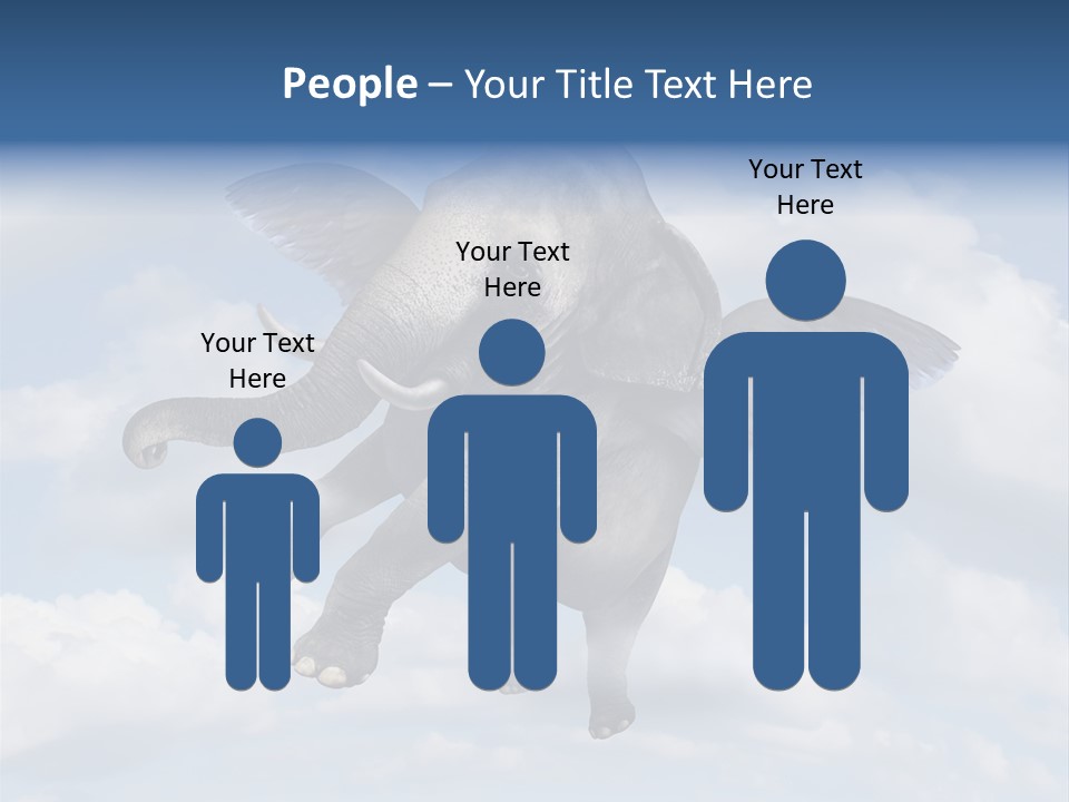 Aspiration Cloud Sky PowerPoint Template