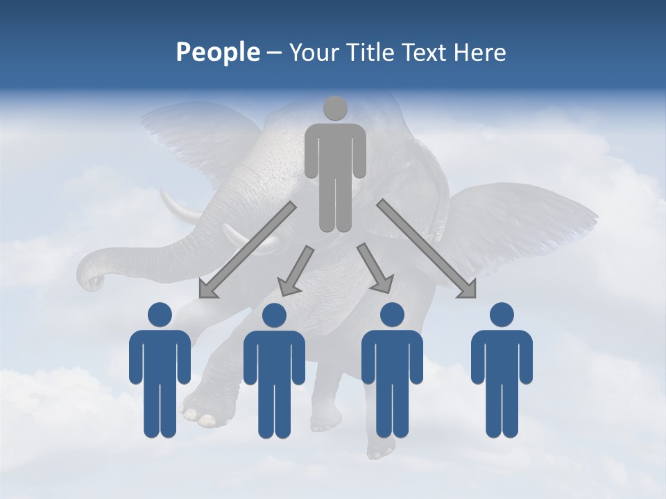 Aspiration Cloud Sky PowerPoint Template