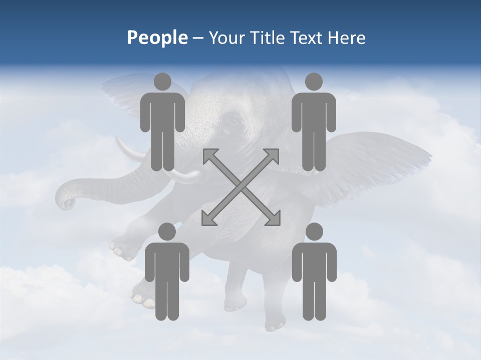Aspiration Cloud Sky PowerPoint Template