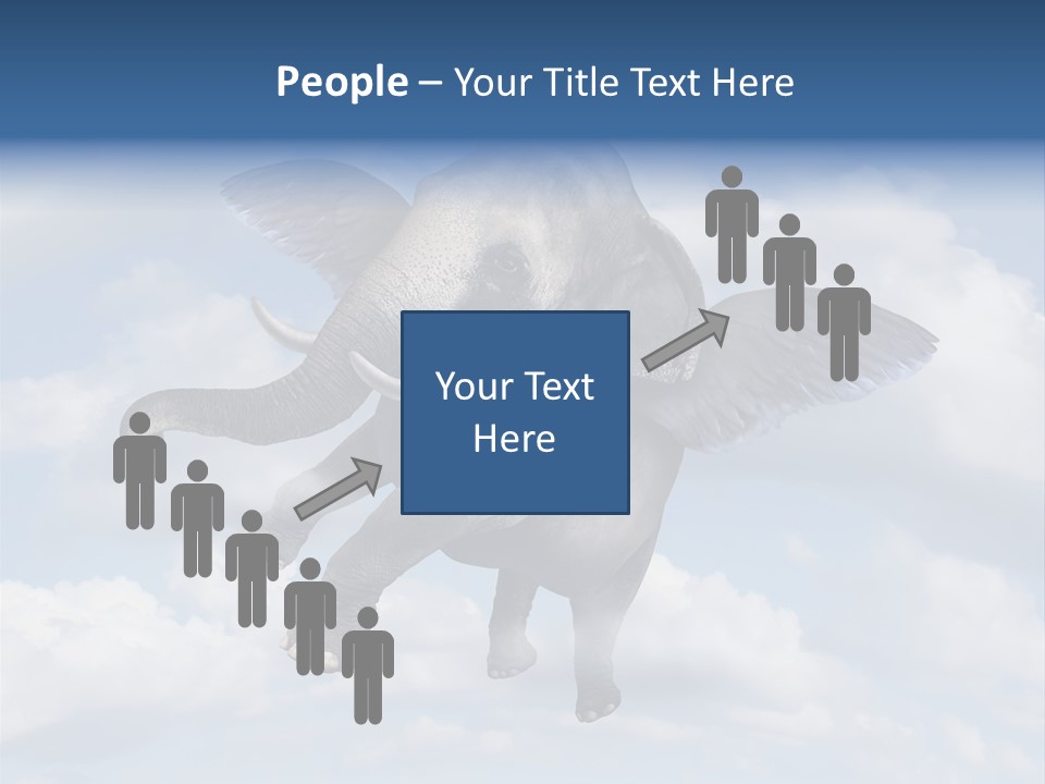 Aspiration Cloud Sky PowerPoint Template
