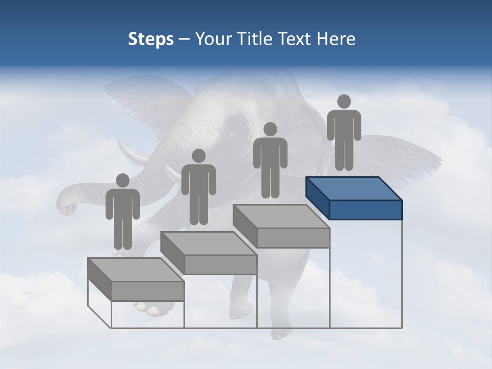Aspiration Cloud Sky PowerPoint Template