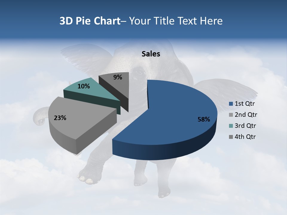 Aspiration Cloud Sky PowerPoint Template