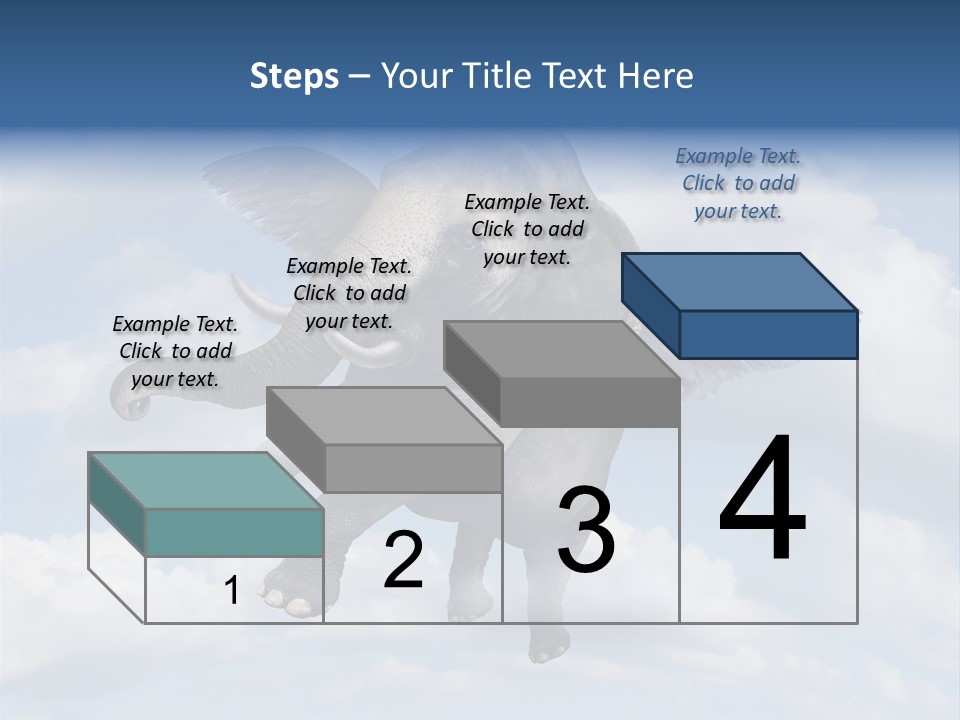 Aspiration Cloud Sky PowerPoint Template