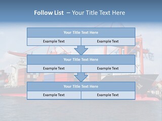 Commercial Power Dock PowerPoint Template