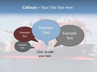 Commercial Power Dock PowerPoint Template