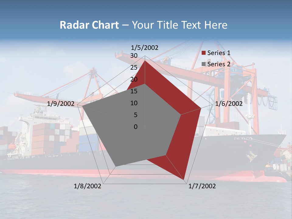Commercial Power Dock PowerPoint Template