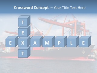 Commercial Power Dock PowerPoint Template