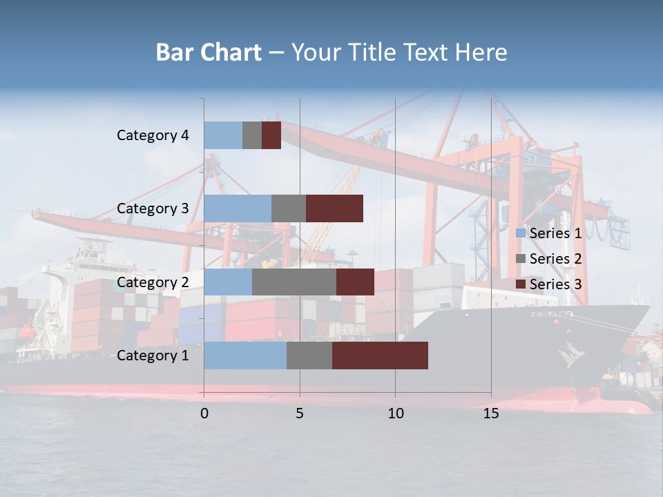 Commercial Power Dock PowerPoint Template