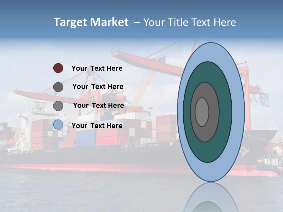 Commercial Power Dock PowerPoint Template