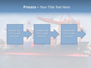 Commercial Power Dock PowerPoint Template