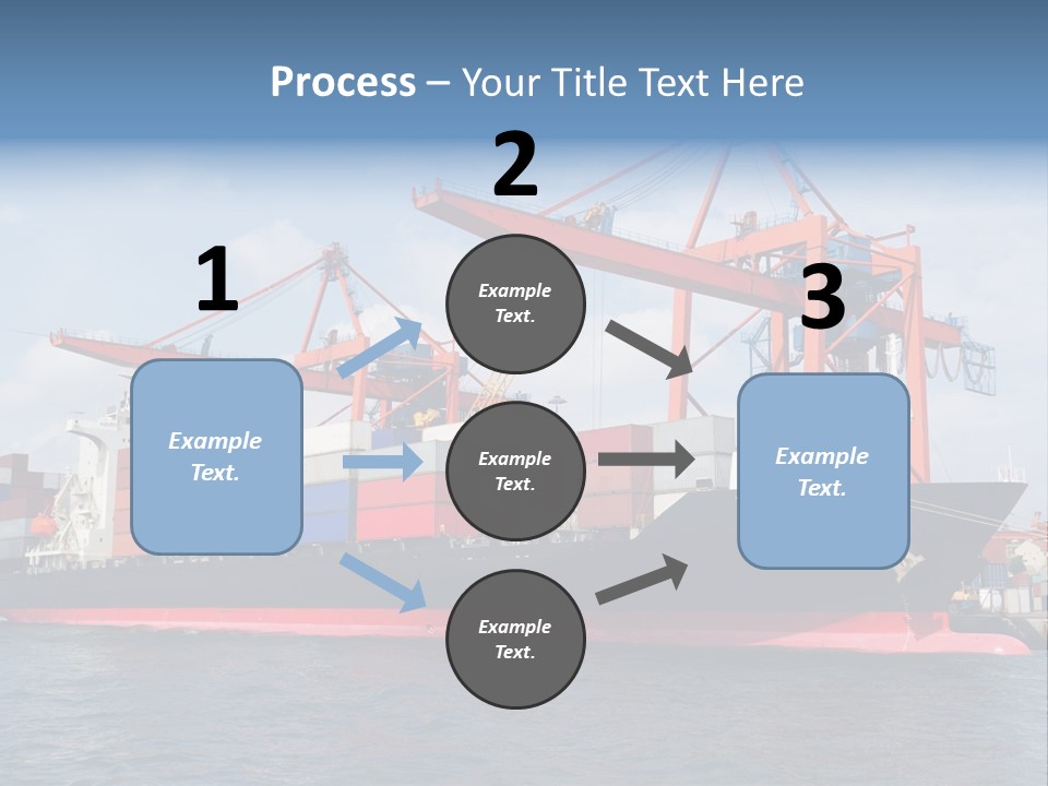 Commercial Power Dock PowerPoint Template