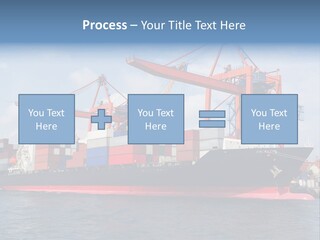 Commercial Power Dock PowerPoint Template