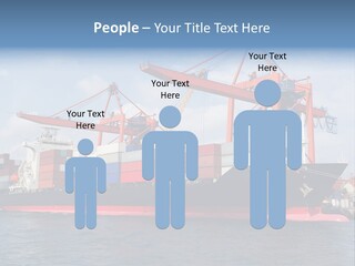 Commercial Power Dock PowerPoint Template