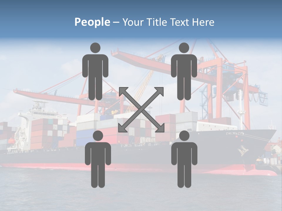 Commercial Power Dock PowerPoint Template