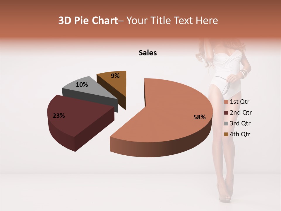 Cosmetic Sale Hair PowerPoint Template