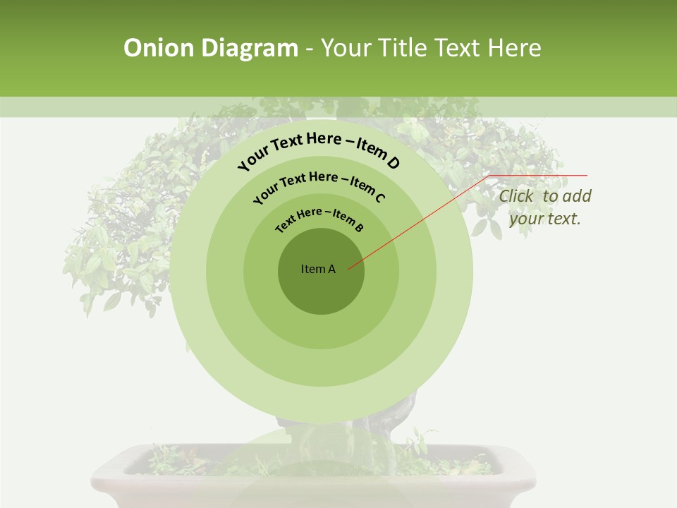 White Botany Branch PowerPoint Template