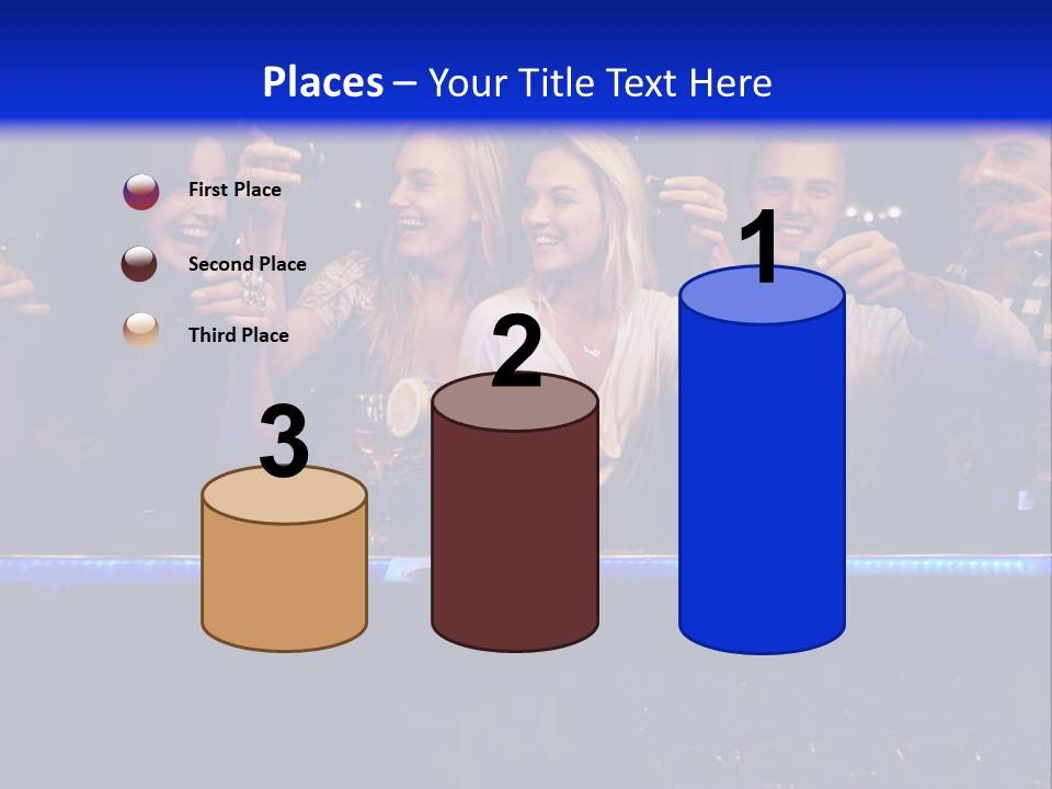 Glasses Purchase Beer PowerPoint Template