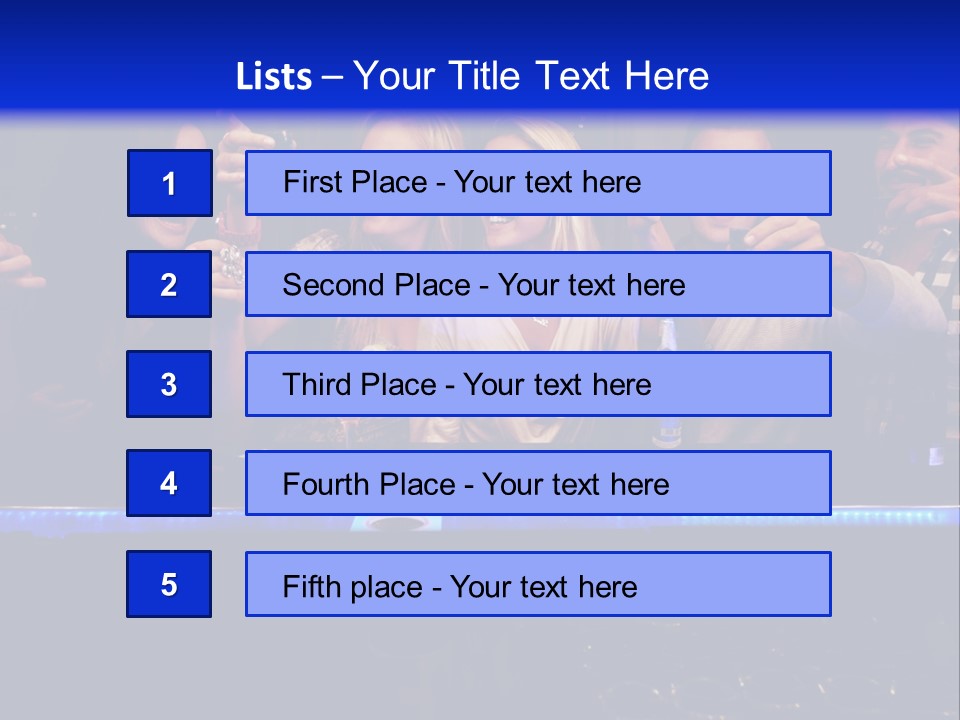 Glasses Purchase Beer PowerPoint Template
