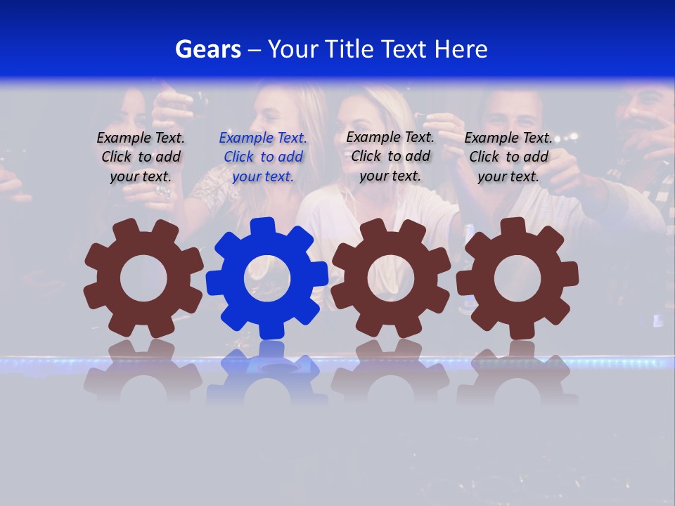 Glasses Purchase Beer PowerPoint Template