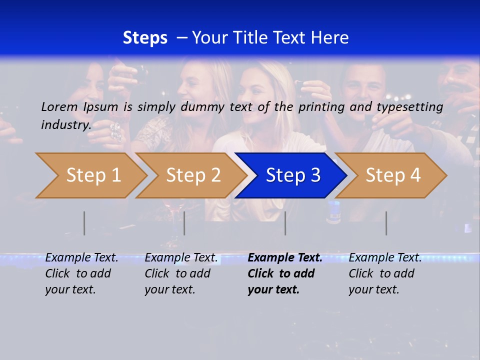 Glasses Purchase Beer PowerPoint Template