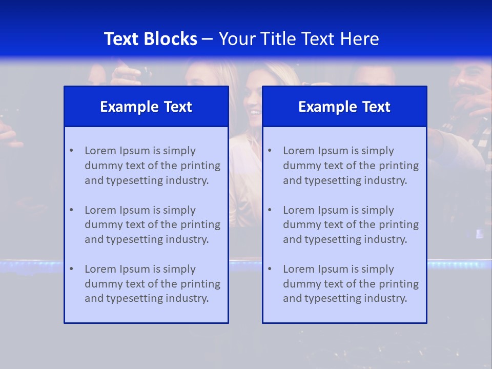 Glasses Purchase Beer PowerPoint Template