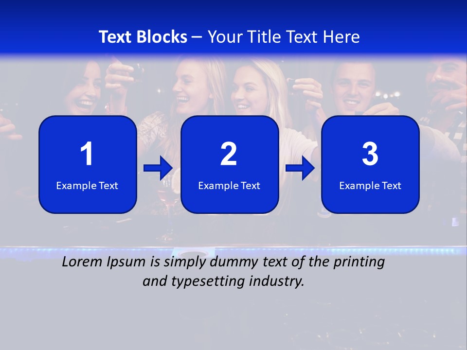 Glasses Purchase Beer PowerPoint Template